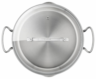 Tefal Кастрюля DUETTO+, 2л, с крышкой, нержавеющая сталь, стекло