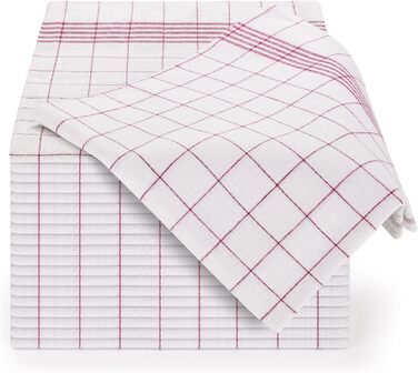 Набір з 20 кухонних рушників 50x70 см, червоний Blumtal