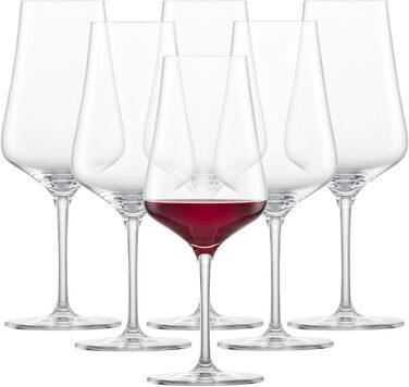 Келих для білого вина SCHOTT ZWIESEL fine (набір з 6 шт. ), стильні келихи для білого вина, келихи з тритану, які можна мити в посудомийній машині, виготовлені в Німеччині (арт. No 113758) (486 мл)
