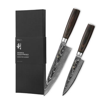 Набор ножей сантока 24 и 30 см Wakoli