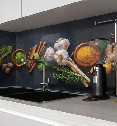 Самоклеящаяся матовая пленка для кухонного фартука 80 x 60 см MyMaxxi