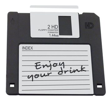 D004 Костер 'Floppy Disk' 10x10 см, каучук