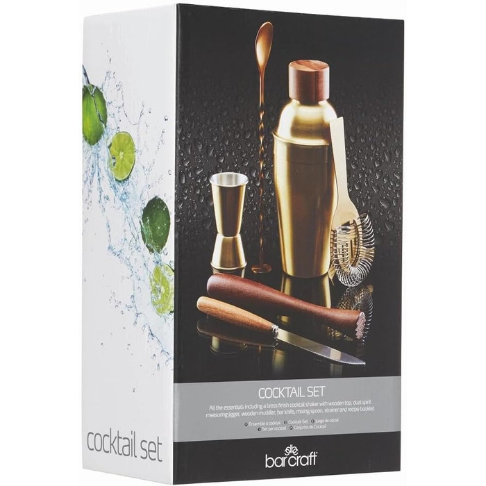 Професійний набір для приготування коктейлів 6 предметів Bar Craft