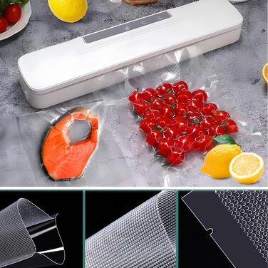 Вакуумные пакеты 170 пакетов 15 x 25 см, 20 x 30 см, 28 x 40 см Omtofo