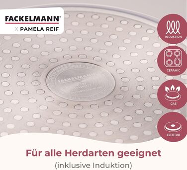 Набор кастрюль со стеклянными крышками, 9 предметов, пастельно-бежевый Pamela Reif Fackelmann