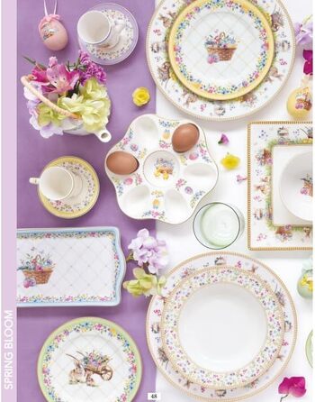 Набір з 4 тарілок 19 см до Великодня Easy Life