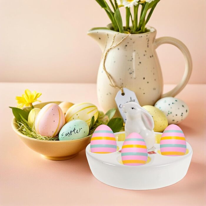 Керамічна підставка для яєць у формі пасхального кролика LOLIPPYY