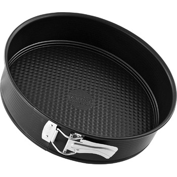 Форма для выпечки Zenker 6504 Ø 28 см, форма для выпечки с антипригарным покрытием, круглая форма для выпечки с плоским дном (цвет черный), количество