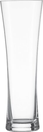 Бокал для пшеничного пива SCHOTT ZWIESEL Пиво Basic 0,5 л (набор из 6 шт.), Прямые пшеничные бокалы для пшеничного пива, пригодные для мытья в посудомоечной машине Хрустальные бокалы Tritan, Сделано в Германии (арт. No 115269) (Комплект с бокалом Beer Bas