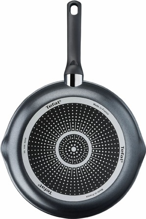 Сковорода с крышкой Tefal Day by Day, 20см, с крышкой, алюминий, бакелит, стекло, черный