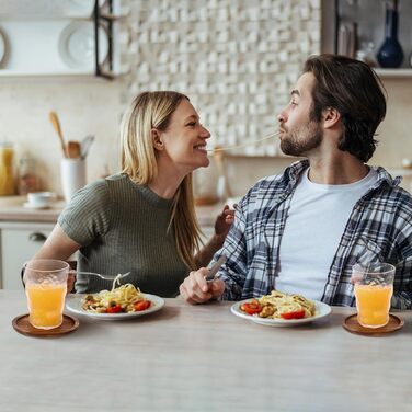 Набір із 20 підставок для напоїв із натурального акацієвого дерева Gejoy