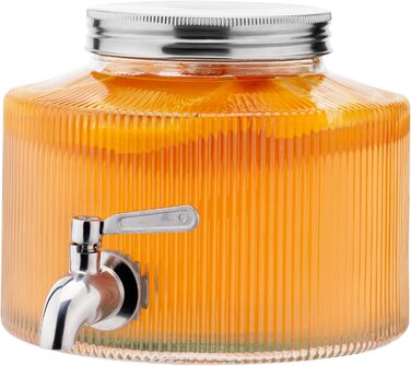 Стеклянный диспенсер для напитков 2,7 л Navaris