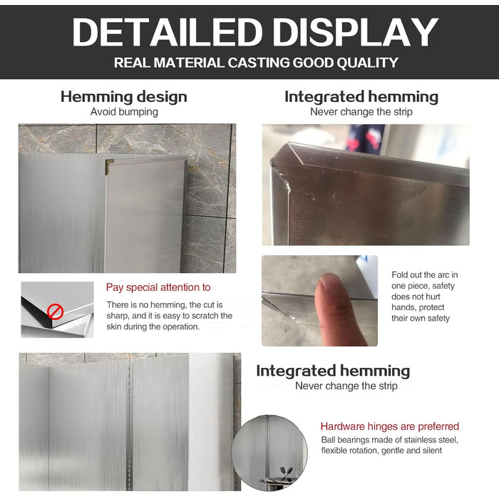 Складной брызгозащитный экран для кухонной плиты Tauzveok