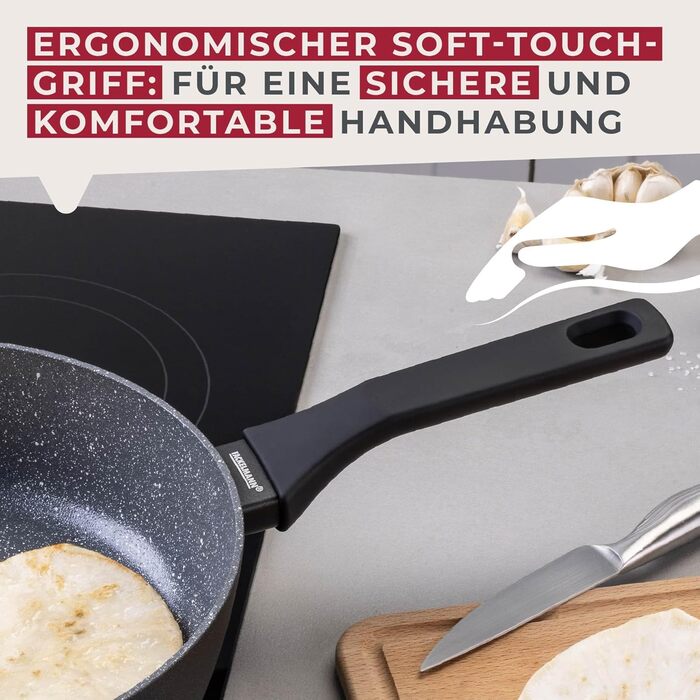 Сковорода глибока 28 см з керамічним покриттям Cosmo Fackelmann