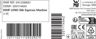 Еспресо-машина 1350 Вт, 15 бар Lono Silk WMF