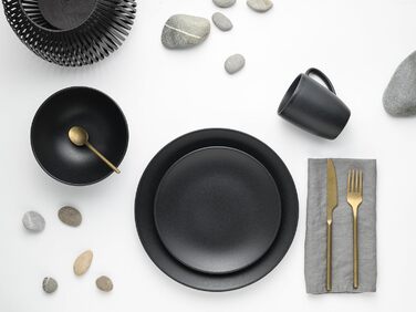 Набор посуды на 4 персоны, 16 предметов, Soft Touch Black Creatable