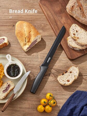 Набор кухонных ножей с точилкой Yabano