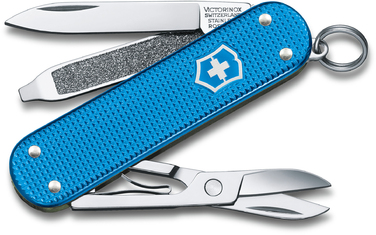 Нож швейцарский 7 функций, 58 мм, Victorinox Classic SD Aqua Blue
