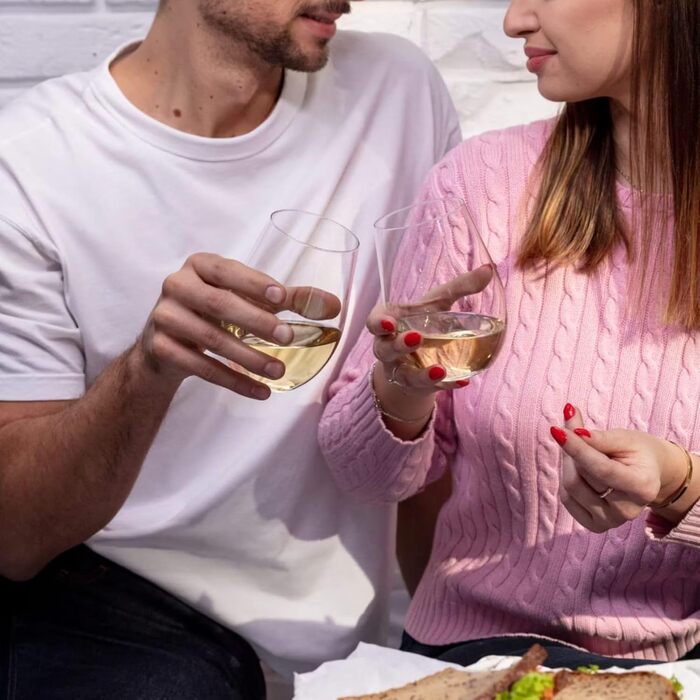 Набір безніжкових келихів для вина 6 шт 580 мл Krosno