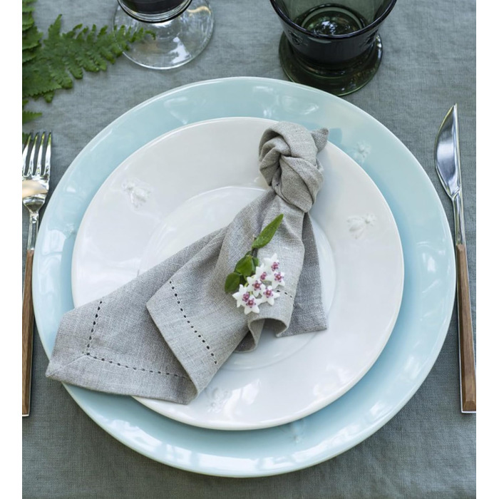 Тарілка десертна 21,4 см, набір 4 предмети, білі Abeille La Rochère