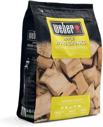 Шматки деревини яблуні 1,5 кг Weber