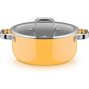 Жаровня 24 см зі скляною кришкою, жовтий Fusiontec Mineral Pro WMF