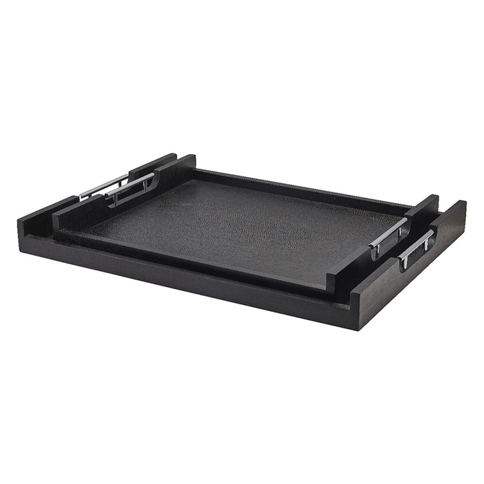 Піднос 54.5*44 см, дерев'яний, чорний, Solid Black, GenWare
