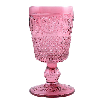 Бокал для вина CreativeTops Highland Fling розовый, стекло, 250 мл