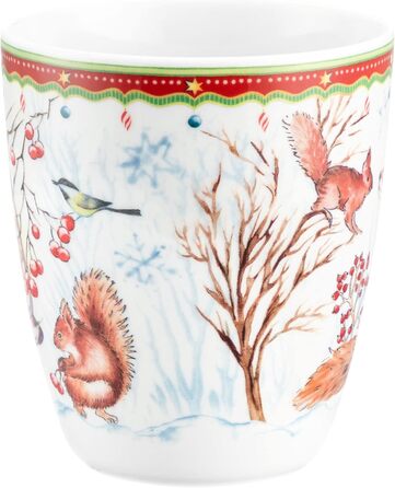 Рождественская кружка с ручкой 400 мл Лесные животные, фарфор Seltmann Weiden