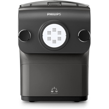Макаронная машина Philips серии 7000 технология ProExtrude, автоматическое взвешивание, полностью автоматическая, интеллектуальное хранение, (HR2665/93) (8 формовочных дисков, модель 2018 г., черная)