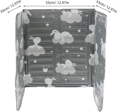 Двухсекционная сложная защита от брызг для кухни WESIEVYA