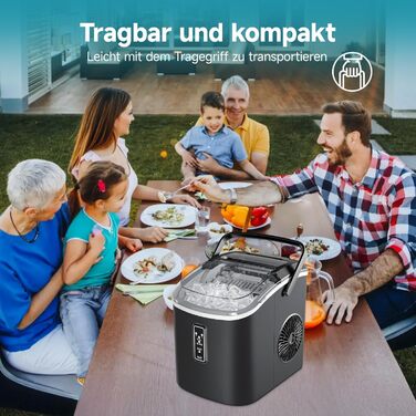 Компактный льдогенератор 12 кг/день 1,2 л EUHOMY