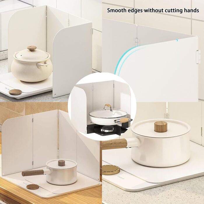 Кухонний фартух бризкозахисний екран для кухні 36 х 32 х 17,5 см Gevvnss