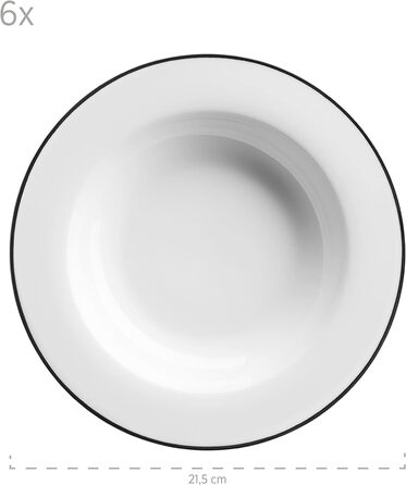 Білий, чорний (обідній сервіз)