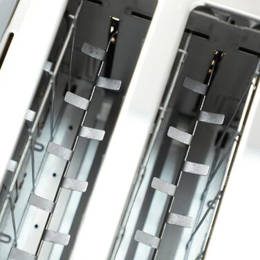 Набір для сніданку HOMCOM Kettle Toaster Set з чайником 1,7 л, тостером на 4 скибочки, 2200 Вт, 7 рівнів підсмажування, розморожуванням, розігріванням та піддоном для крихт, термостатом Otter, кремово-білим (сірим)