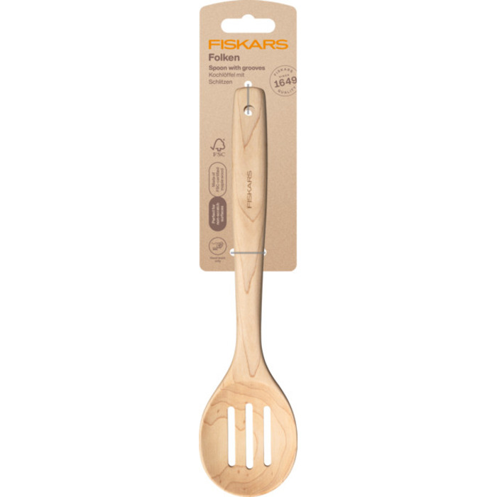 Ложка с прорезями Fiskars Folken (1075684)