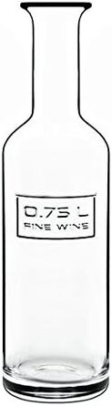Луиджи Бормиоли - Optima Экологичный сервировочный набор - вода, вино, масло и уксус, стеклянные бутылки, пригодные для вторичной переработки, набор из 4 шт., 2 x 750 мл, 2 x 250 мл Optima Набор из 4 шт.