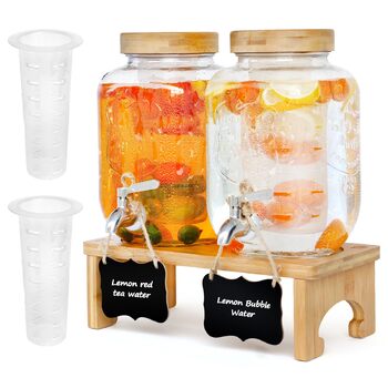 Диспенсеры для напитков со стойкой 2 шт 4 л AIQII