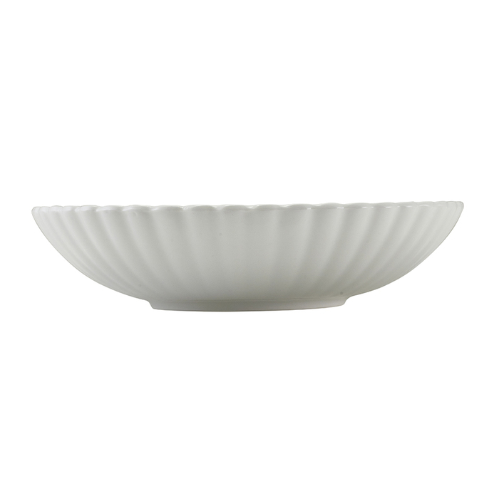 Салатник 750 мл, 20 см, Incise Porcelain Scalloped, GenWare