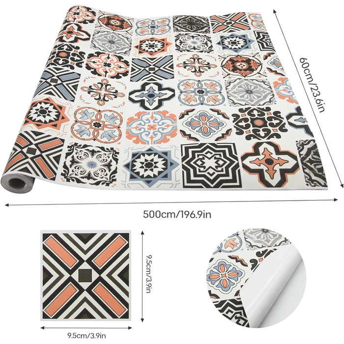 Кухонный фартук от брызг 500 х 60 см seonta