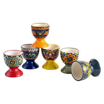 Набір яєчних чашок порцеляні 6 шт Henten Home