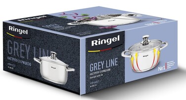 Каструля Ringel Grey line (3.2 л) 20 см  (6932748)