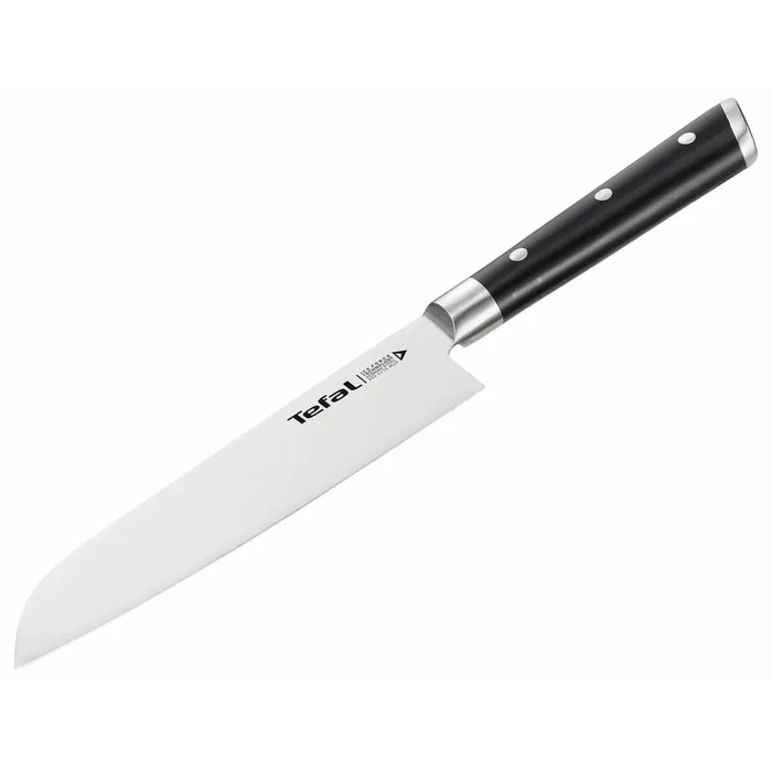 Набір ножів Tefal Ice Force, 2шт, нержавіюча сталь, пластик, чорний