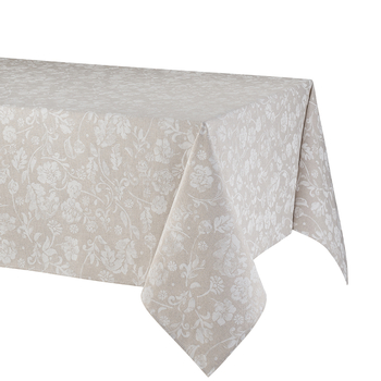 Скатертина Atenas Home Textile Livia Blanco, бавовна з покриттям, 150 х 300 см