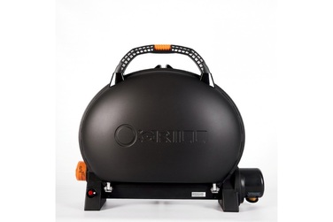 КОМПЛЕКТ Портативный переносной газовый гриль O-GRILL 500, черный+шланг в подарок! Код: 011672