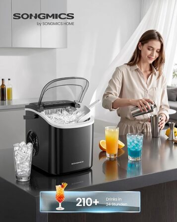 Ледогенератор для дома и вечеринок 9 кубиков за 6 минут 100 Вт SONGMICS