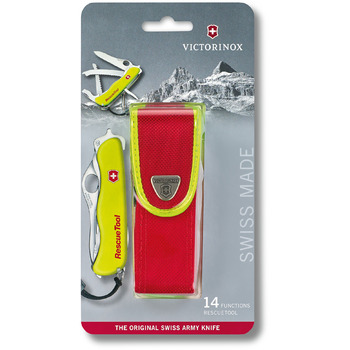 Нож Victorinox RescueTool лезвие 111мм/16funk/желтый люминий (блистер)