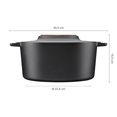 Каструля чавунна Fiskars Norden 6 л (1026566)