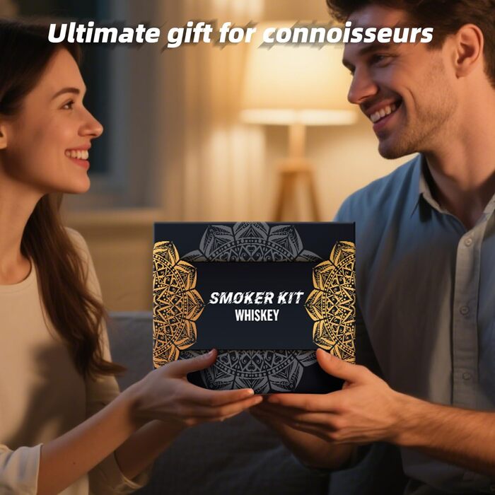 Набор для копчения коктейлей с факелом из 8 вкусов древесных чипсов PIPITA