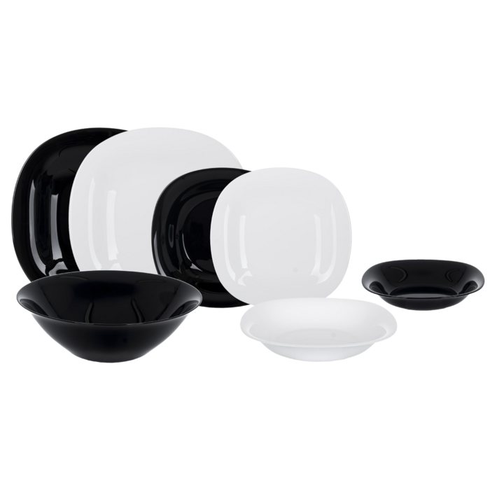 Сервиз столовый Luminarc Carine White&Black, 18 предметов (6988982)